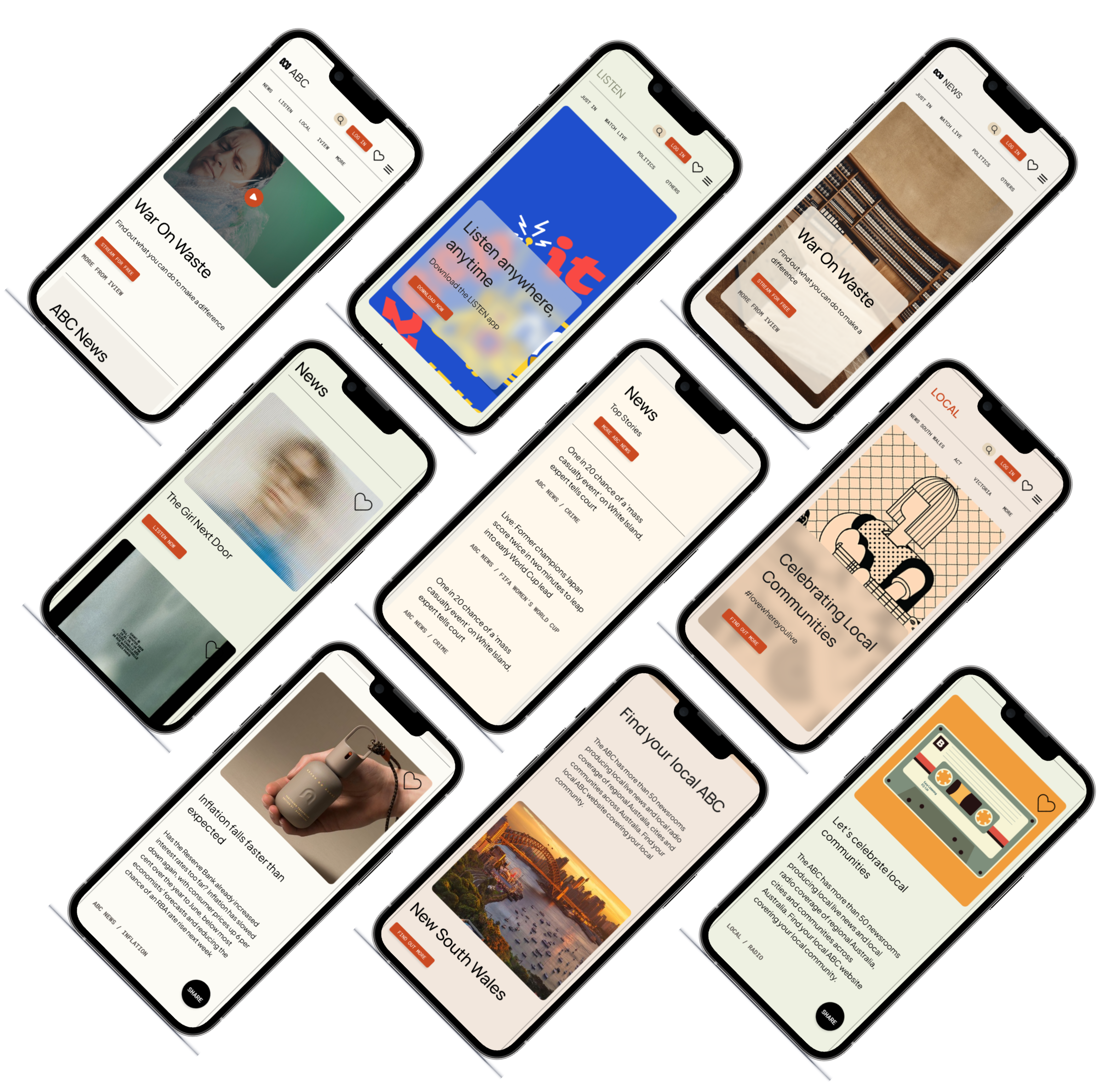 ABC News Final UI Design: Mobile